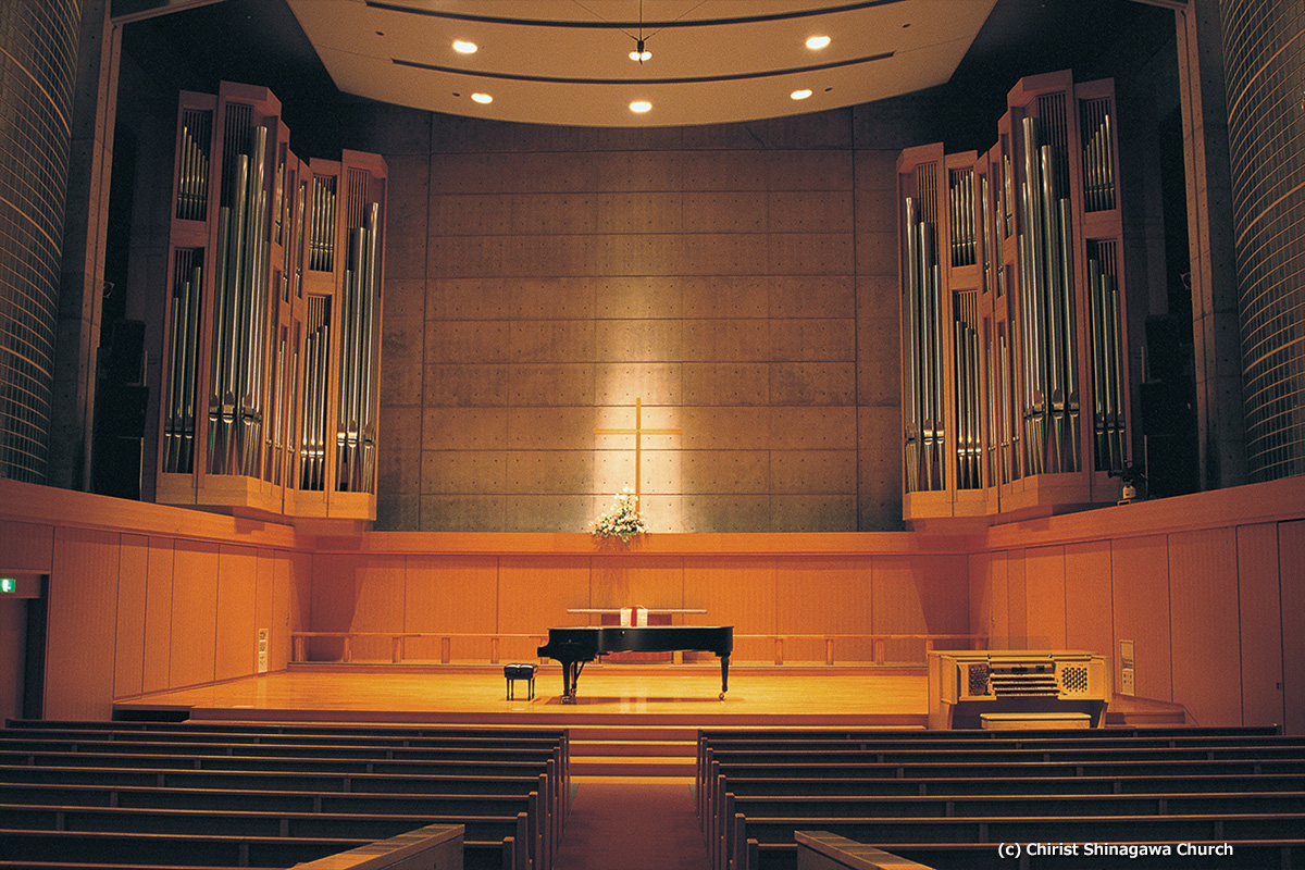 礼拝堂ではコンサートやミュージカルなど、さまざまなイベントも。