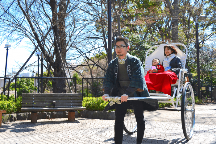 Shinagawa Rickshaws were a great success at the Cherry Blossom Festival 