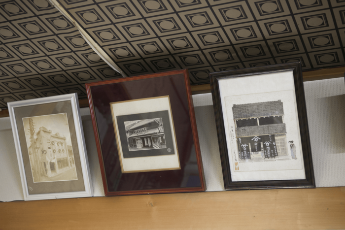 Photographs and paintings depicting the store’s time-honored history are on display.